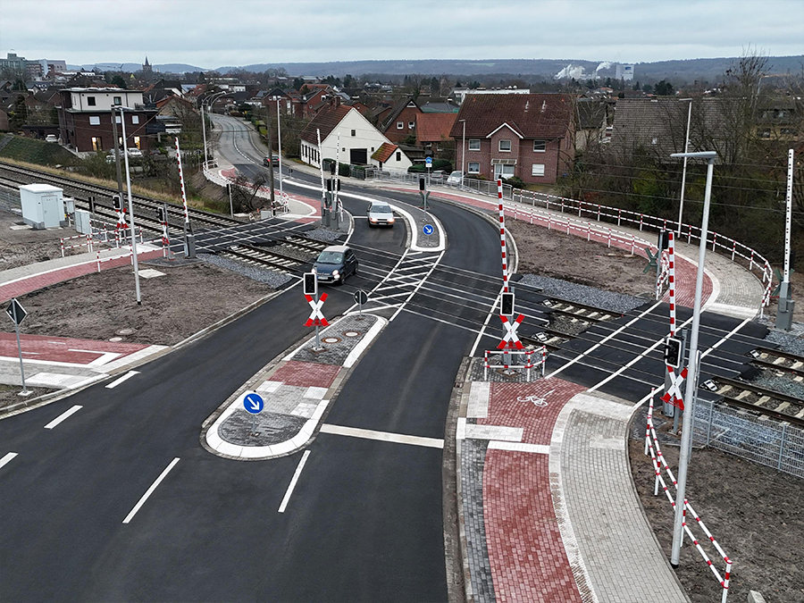 Neubau Bahnübergangssicherungsanlage Glücksburger Straße