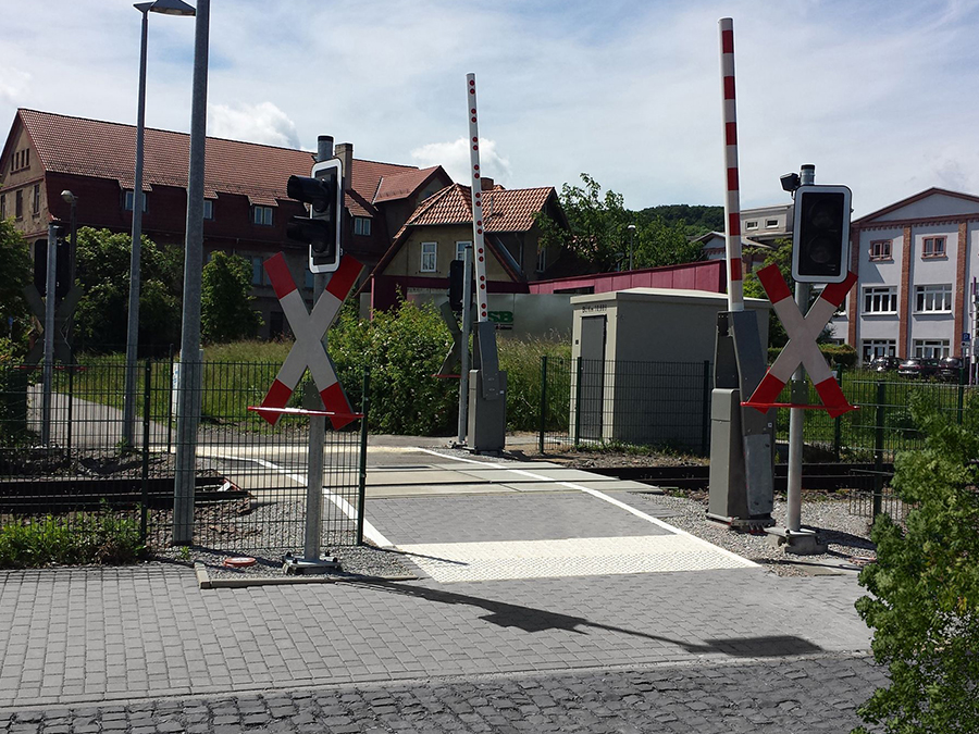 Neubau Fußgänger-Bahnübergangssicherungsanlage Wernigerode